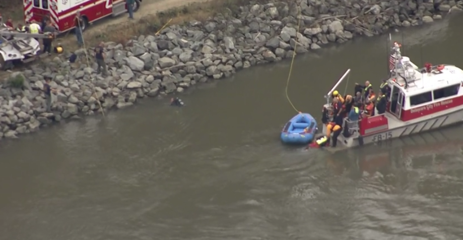 C&D Canal water rescue/search 100619